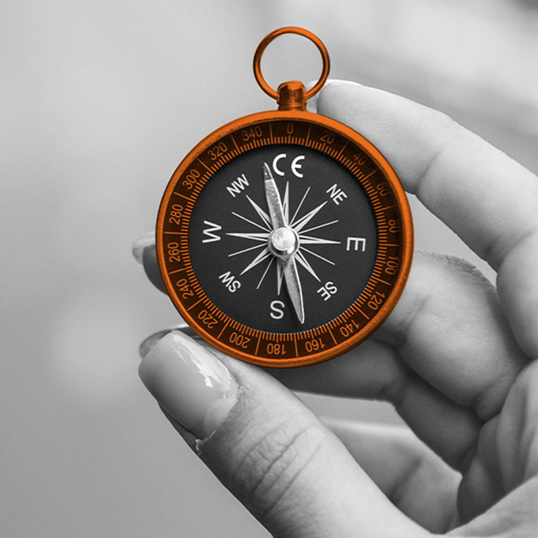 Rätt kompassriktning för ditt CE-märke